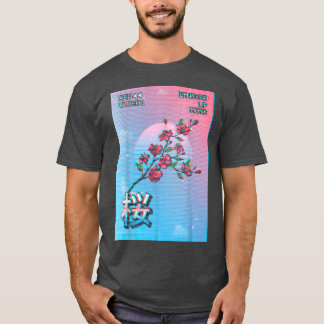 Camiseta Cherry Blossom Sakura Árvore Retro