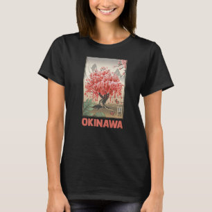 Camiseta Cherry Blossom Sakura Okinawa Japão