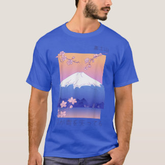 Camiseta Cherry Blossom Sakura Vaporwave Japonês