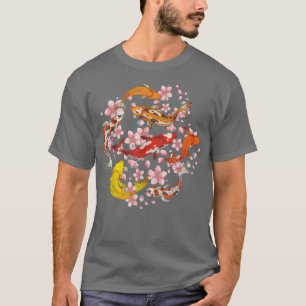 Camiseta Cherry Blossom Taisho Sanke Koi Sakura Ko