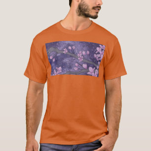 Camiseta Cherry Blossom Tree Japonês Sakura Fllower Beautif
