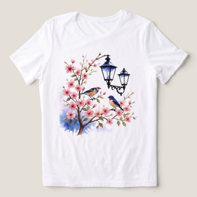 Camiseta Cherry Blossoms (Design frontal)