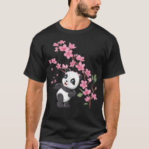 Camiseta Cherry Blossoms Panda Cherryblossom Japão Flor T