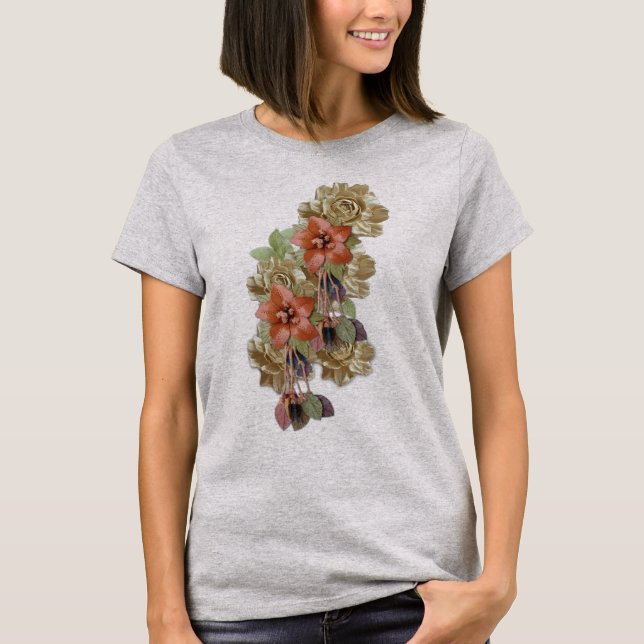 Camiseta Cherry Blossoms presentes de casamento (Frente)