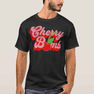 Camiseta Cherry Bomb 70S Cute