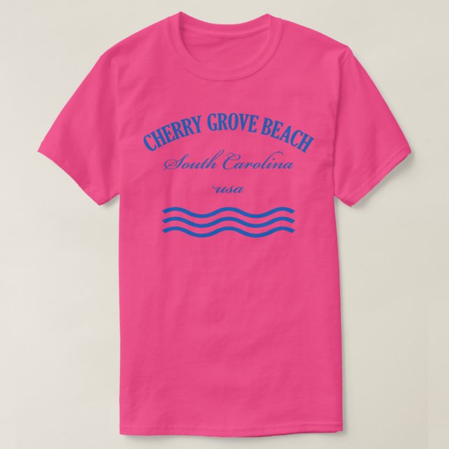 Camiseta Cherry Grove Beach (Frente do Design)
