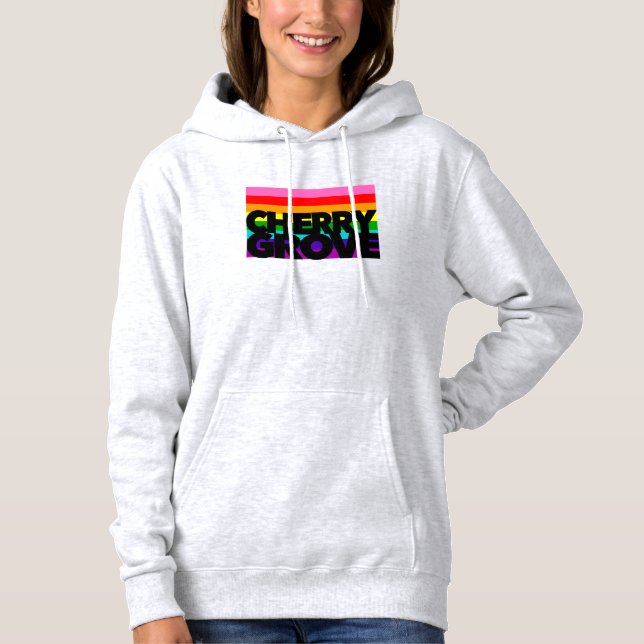Camiseta Cherry Grove Fire Island Long Island NY Nova York (Frente)