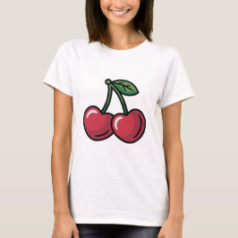 Camiseta Cherry Hearts