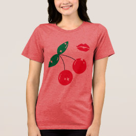 Camiseta cherry kiss brillo