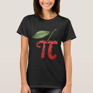 Camiseta Cherry Pi Day Funny Pie Cherries 3.14 Ciência Humo