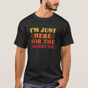 Camiseta Cherry Pie I Love Cherry Pie Engraçado Comida Love