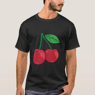 Camiseta Cherry Pocket Fruta Lover Farmer Red Ch