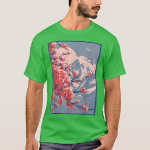 Camiseta Cherry Sakura anime japonês amante de manga