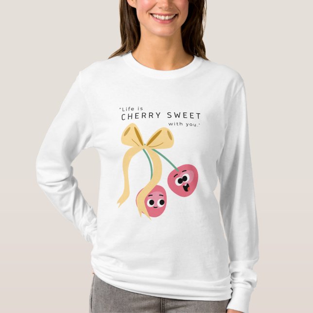 CAMISETA CHERRY SWEET (Frente)