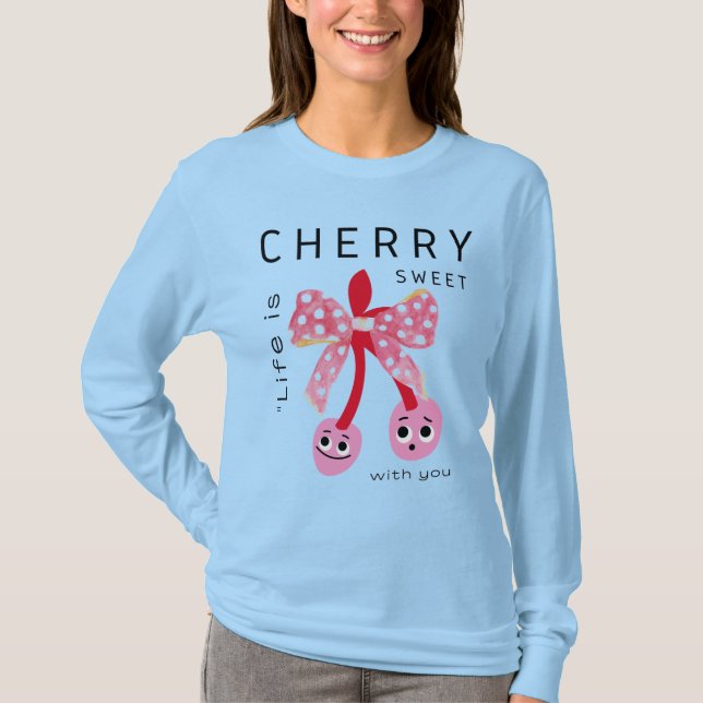 CAMISETA CHERRY SWEET (Frente)