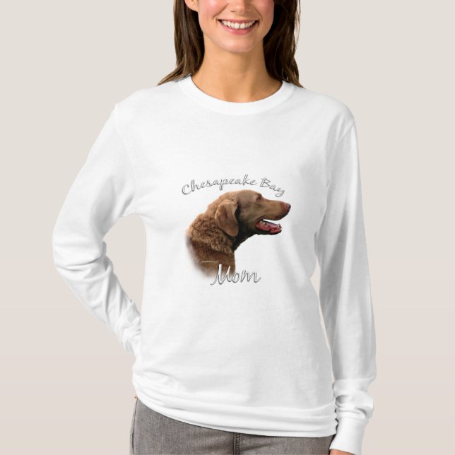 Camiseta Chesapeake Bay Retriever Mãe 2 (Frente)