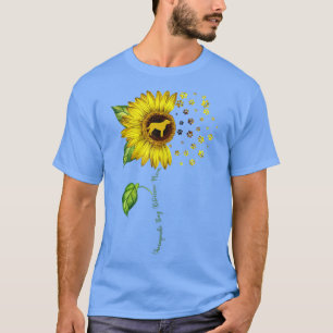 Camiseta Chesapeake Bay Retriever Mamãe Sunflower Gifts Cão