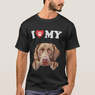 Camiseta Chesapeake Bay Retriever Se não posso trazer meu c