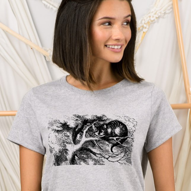 Camiseta Cheshire Cat Alice Wonderland Classic (Criador carregado)