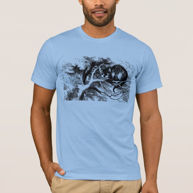 Camiseta Cheshire Cat Alice Wonderland Classic (Frente)