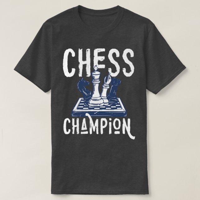 Camiseta Chess campeão 1 (Frente do Design)