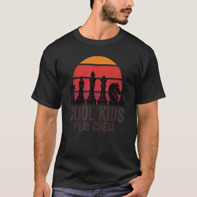 Camiseta Chess Chessboxing Chess Masters Cool Kids Play Che (Frente)
