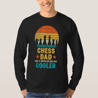 Camiseta Chess Dad Regular But Cooler Retro Fathers Day