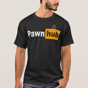 Camiseta Chess Engraçado do PawnHub para Homens