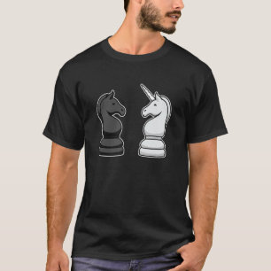 Camiseta Chess Figure Chessboard I Horse Springer Unicorn