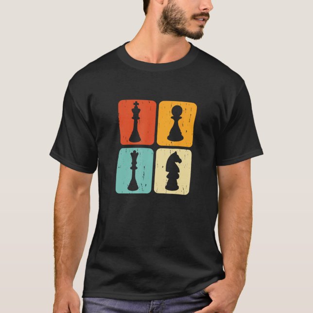 Camiseta Chess Figures  Chess Player Pun Quote (Frente)