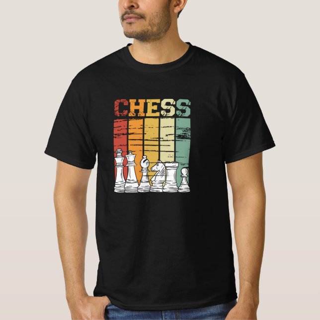 Camiseta Chess game retro vintage (Frente)