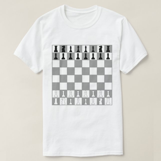 Camiseta Chess hat (Frente do Design)