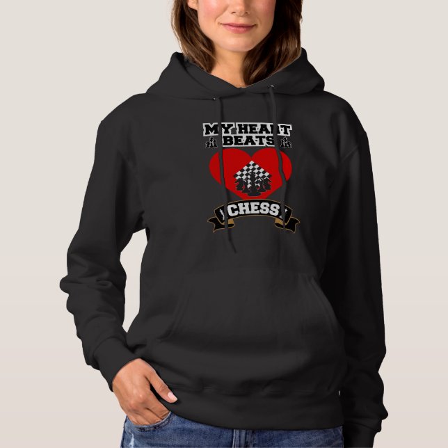 Camiseta Chess Hearts Strategy Game Love Passion (Frente)