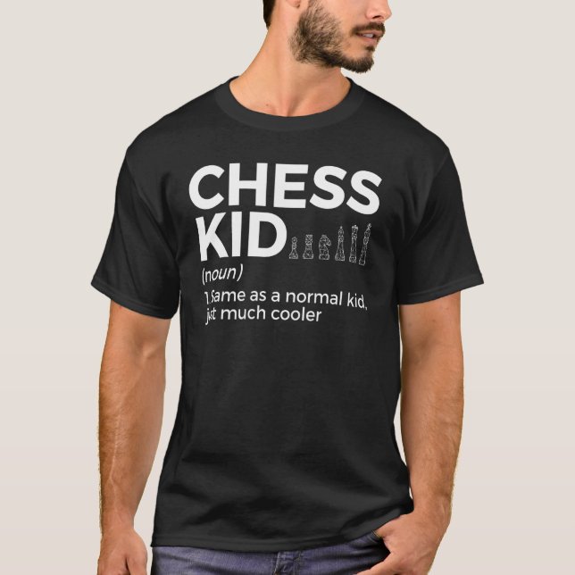 Camiseta Chess Kid Definition Chess Player (Frente)