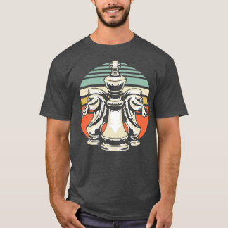 Camiseta Chess Knight Chess Conselho Chess Chess Piece Engr