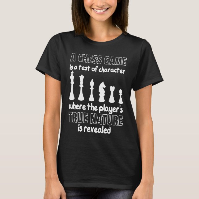 Camiseta Chess Lover Chess Player Chess Sentindo 13 (Frente)