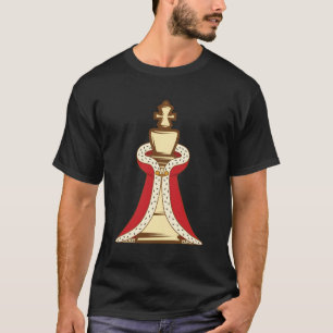 Camiseta Chess Piece Costume King Com Cabo Chess