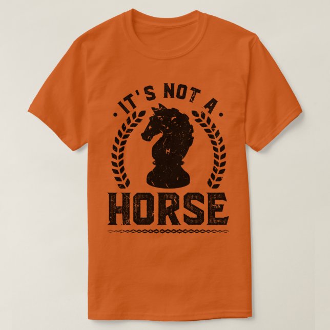 Camiseta Chess Piece Knight (Frente do Design)