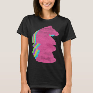 Camiseta Chess Piece Knight 80 Cores 1980