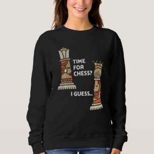 Camiseta Chess Player King & Queen Time Para Xadrez I G