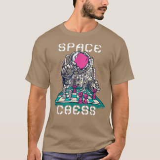 Camiseta Chess Space Player Chessboard Conselho Game Chess 