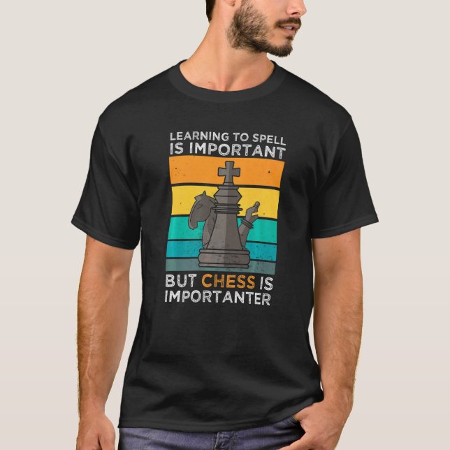 Camiseta Chessman Checkmate Gambit Chess Player (Frente)