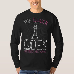 Camiseta Chessmen Chess Queen Chess