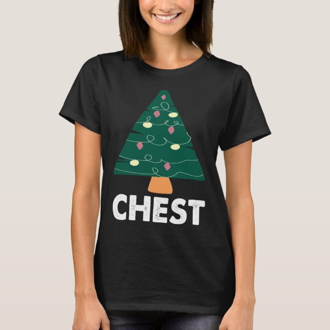 Camiseta Chest Chestnuts Couples Matching Christmas Costume (Frente)