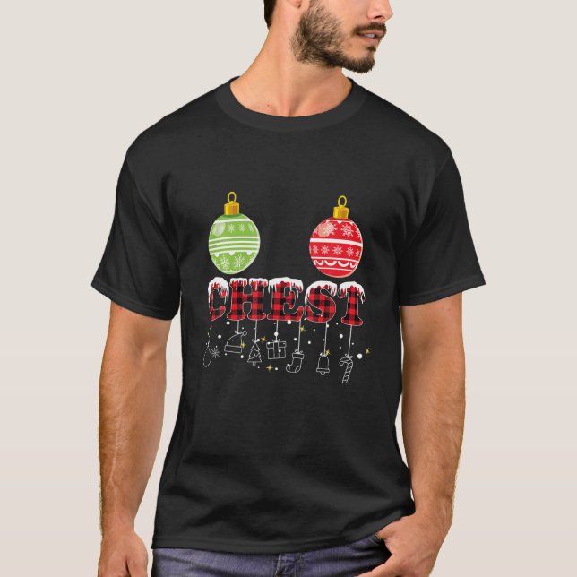 Camiseta Chest Nuts Christmas Matching Couple Chestnuts (Frente)