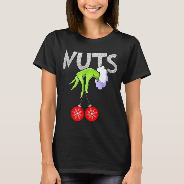 Camiseta Chest Nuts Matching Chestnuts Christmas Snow Coupl (Frente)