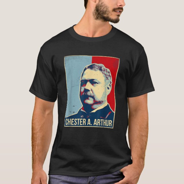 Camiseta Chester A Arthur Presidente Tshirt (Frente)