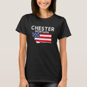 Camiseta Chester Montana EUA State America Viagem Montanan