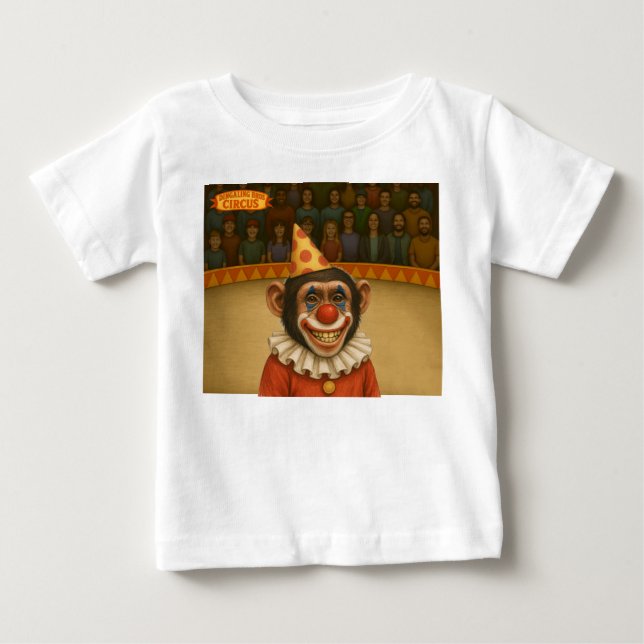 Camiseta Chester o palhaço chimpanzé (Frente)