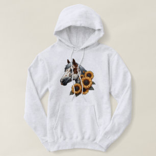 Camiseta Chestnut Appaloosa Horse com Girassóis